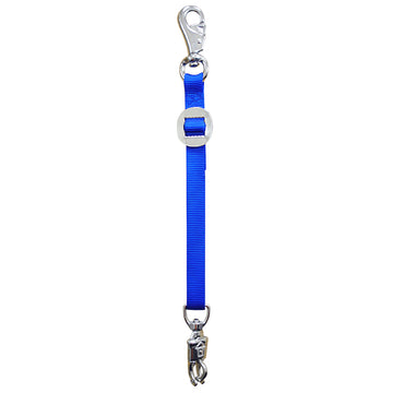 Weaver Blue Nylon Tack Horse Trailer Tie Nickel Plated Hardware